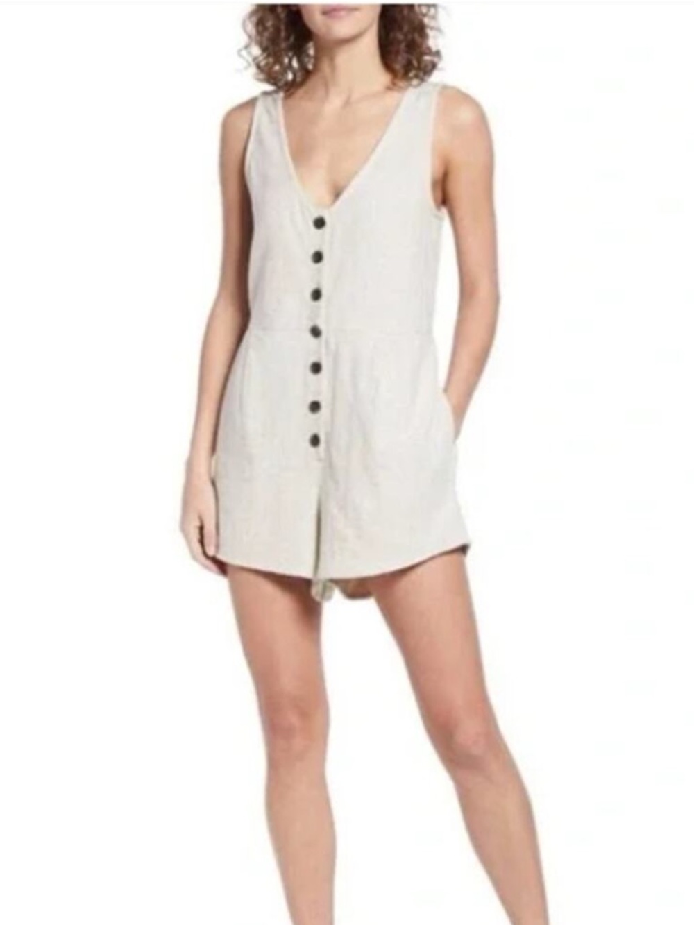 Madewell Linen Romper